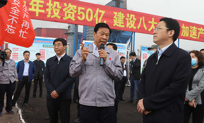 運城市委副書記市長儲祥好來集團調(diào)研